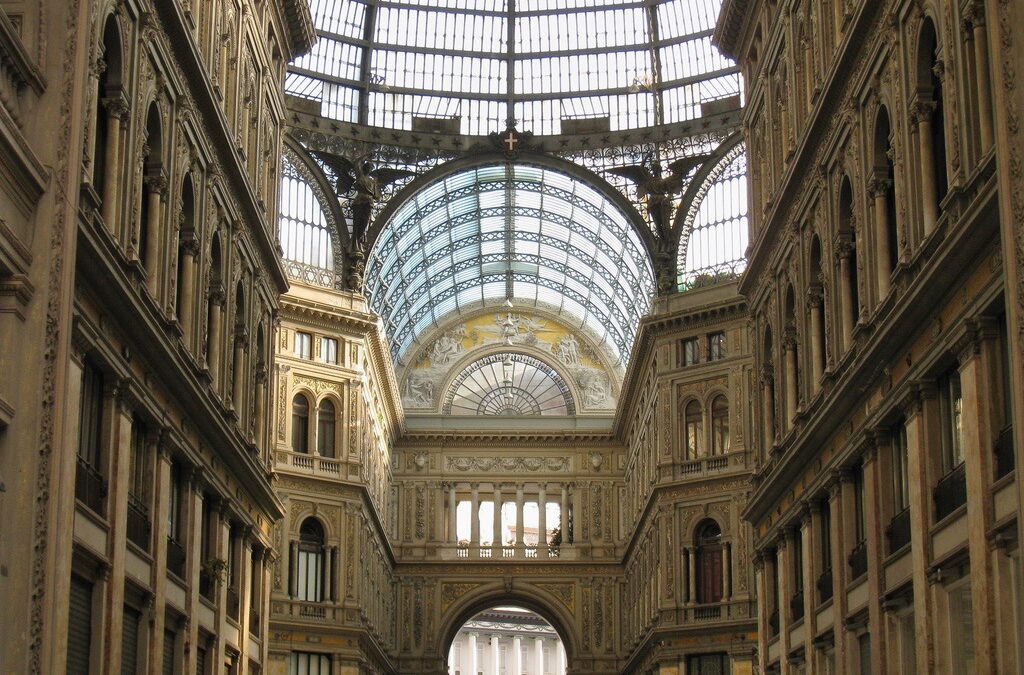Galleria Umberto I in Naples, southern Italy