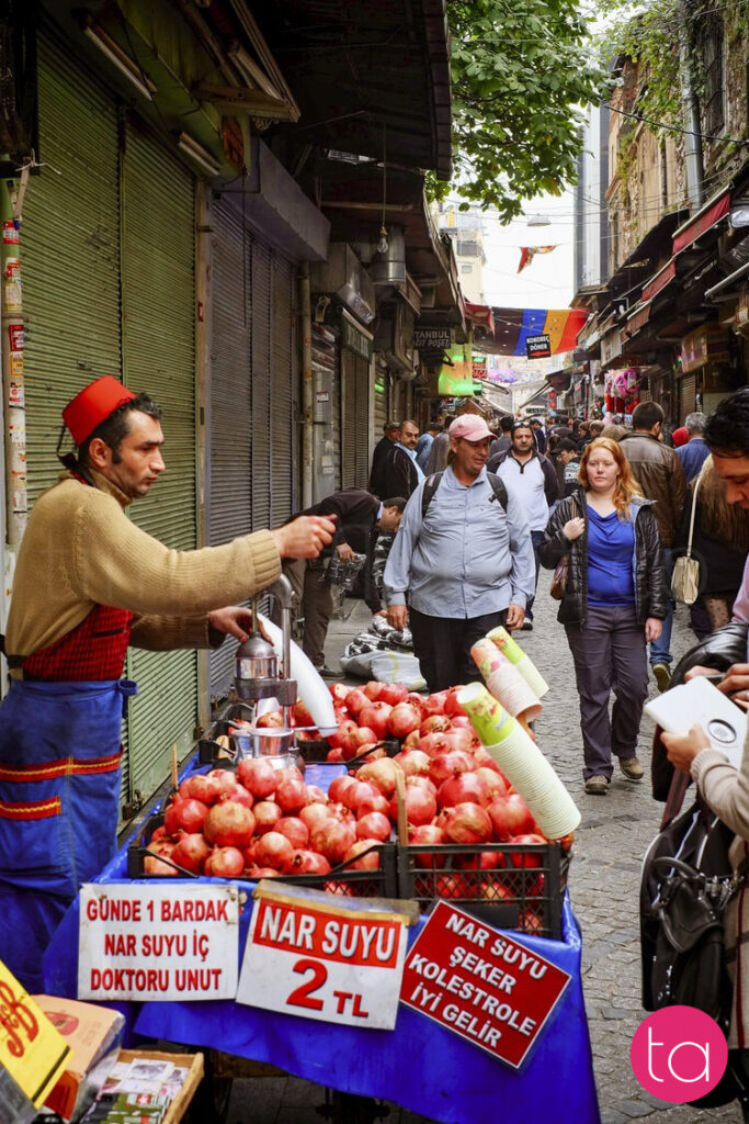 The Grand Bazaar in Istanbul