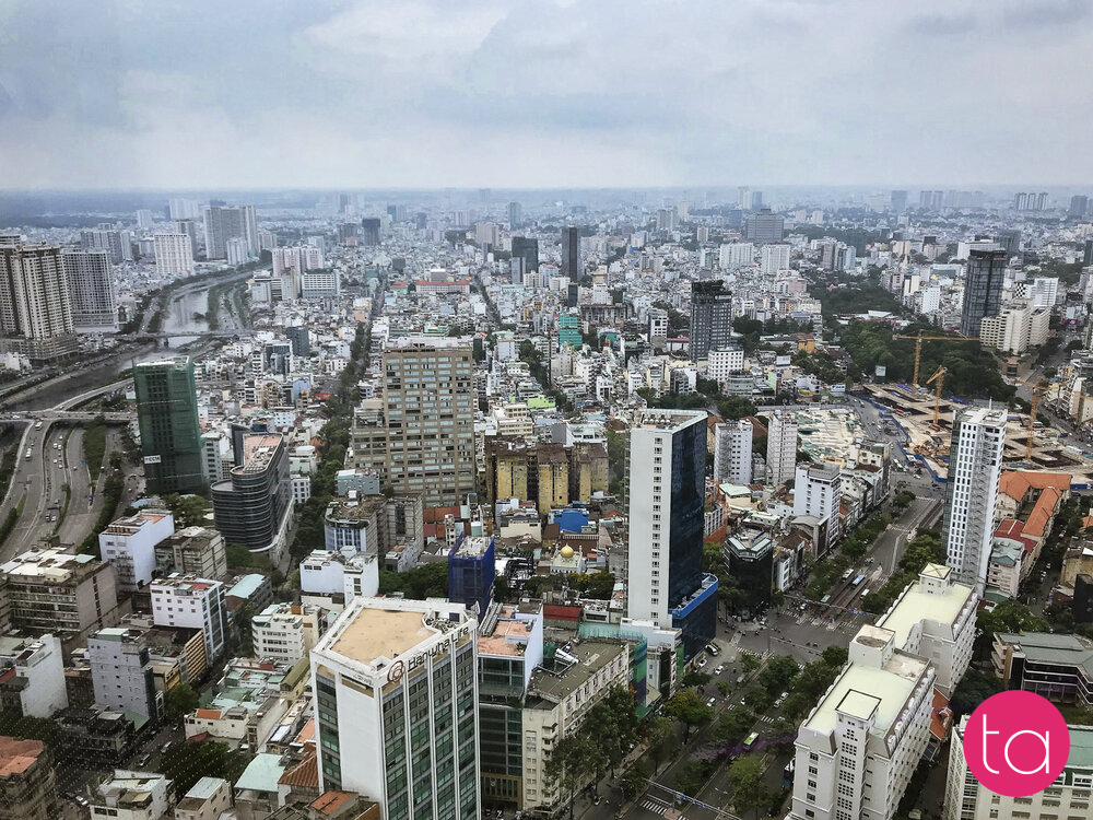 Observation Deck in Ho Chi Minh City, Vietnam