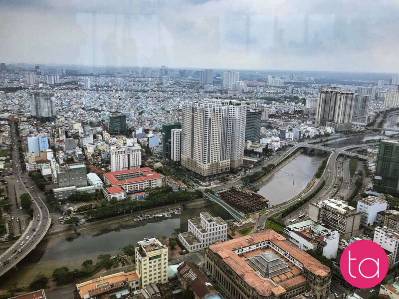 Observation Deck in Ho Chi Minh City, Vietnam