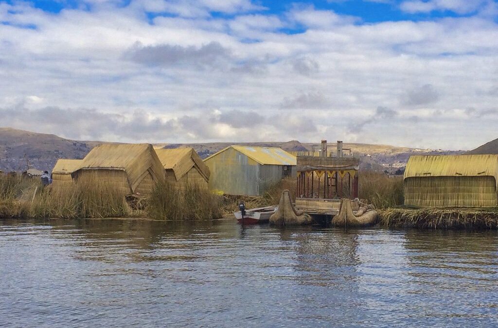 Visit to Uros Islands on Lake Titicaca Near Puno, Peru