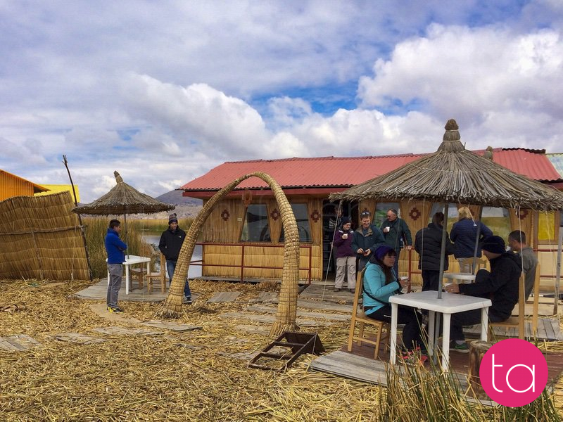 Visit to Uros Islands on Lake Titicaca Near Puno, Peru