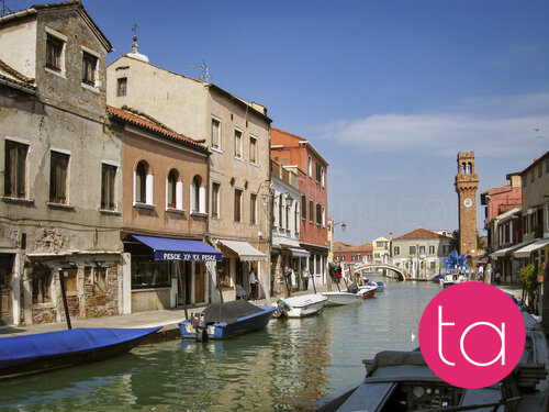 Murano Island in Venice, Italy
