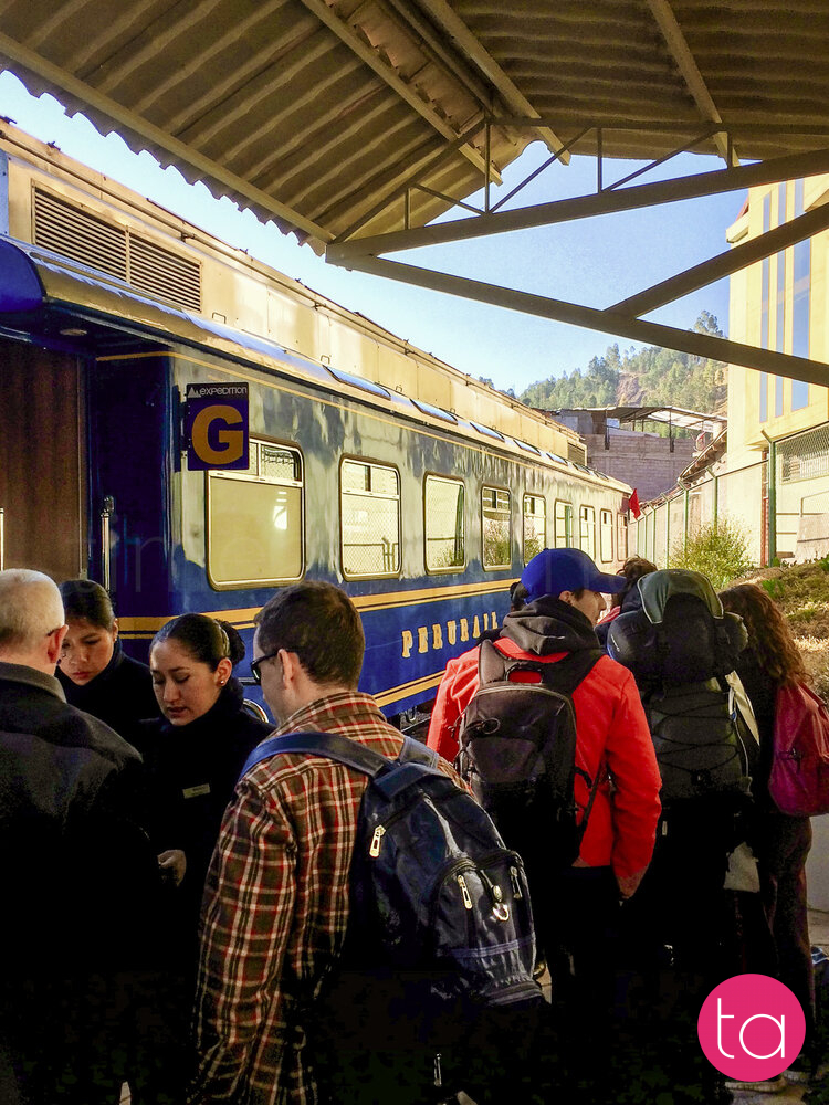 Train from Ollantaytambo to Aguas Calientes, Peru