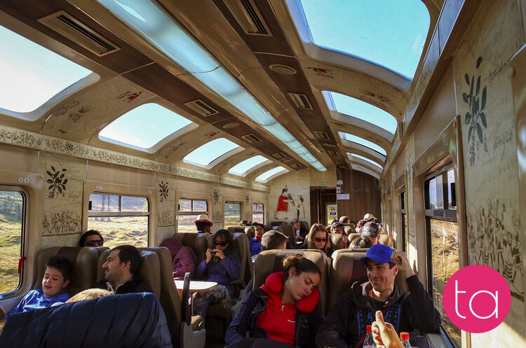 Train from Ollantaytambo to Aguas Calientes, Peru