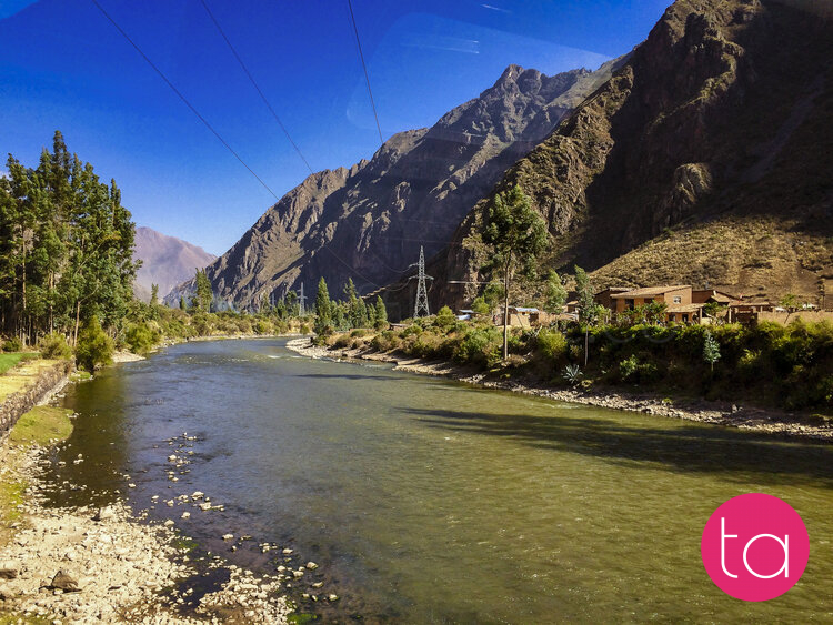 Train from Ollantaytambo to Aguas Calientes, Peru