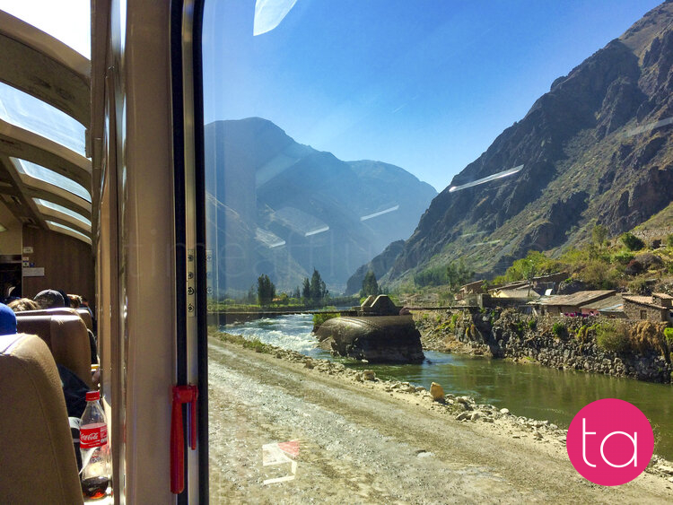 Train from Ollantaytambo to Aguas Calientes, Peru