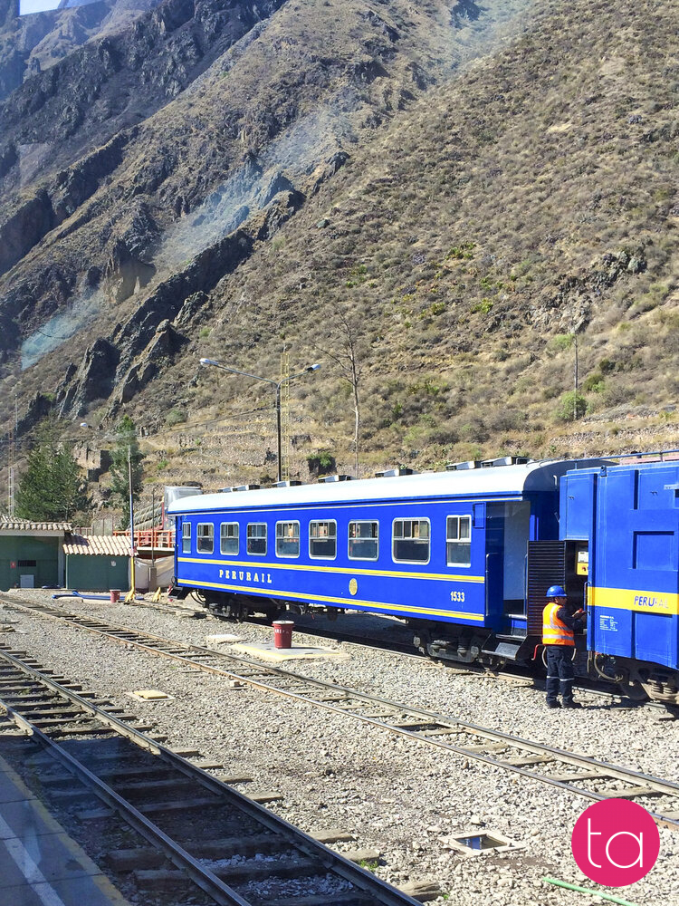 Train from Ollantaytambo to Aguas Calientes, Peru