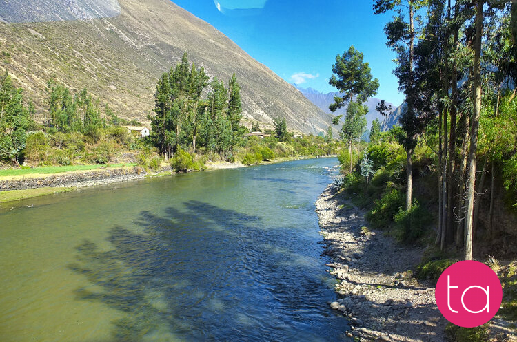 Train from Ollantaytambo to Aguas Calientes, Peru