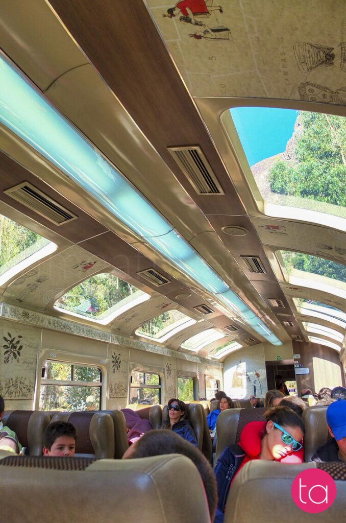 Train from Ollantaytambo to Aguas Calientes, Peru