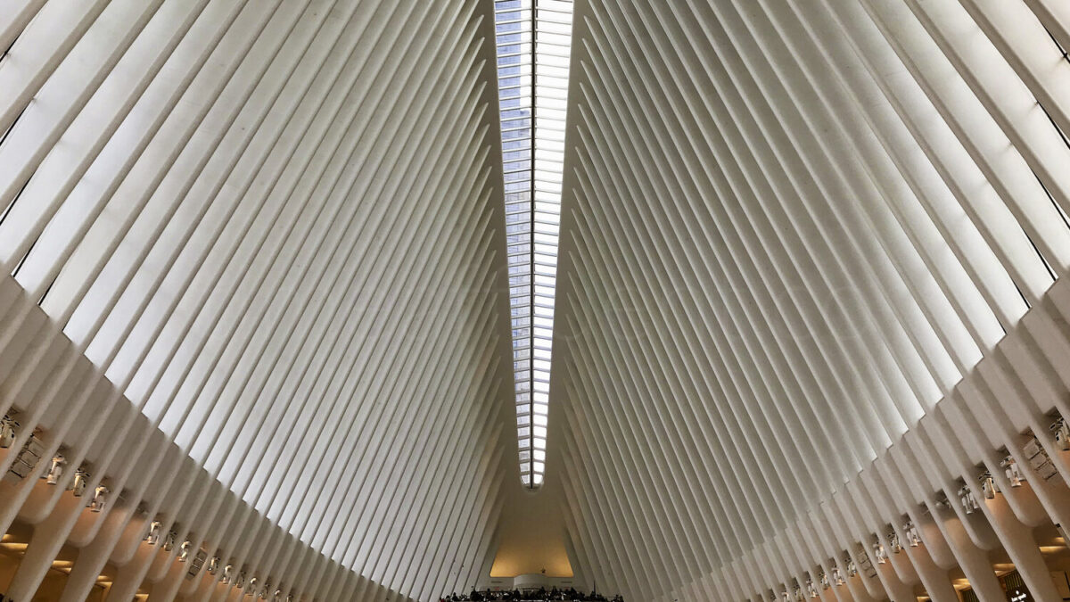 Inside the Oculus, New York's Train Station