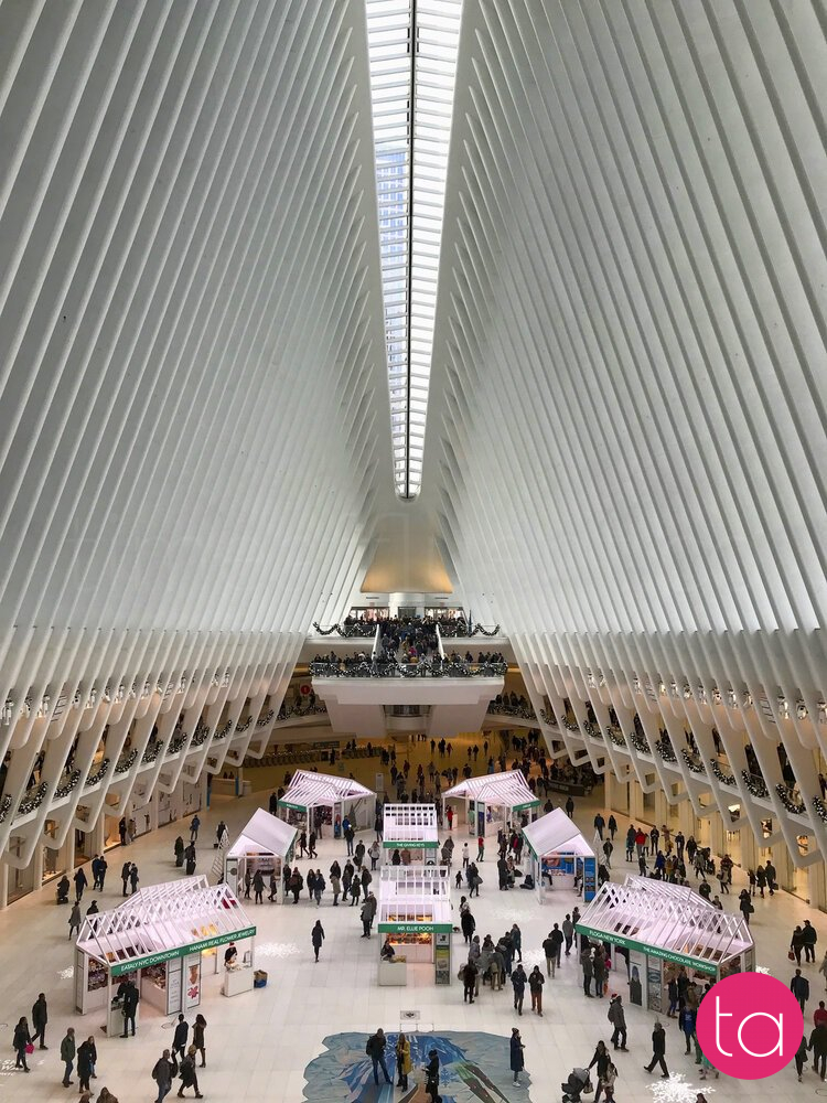 Inside the Oculus, New York's Train Station