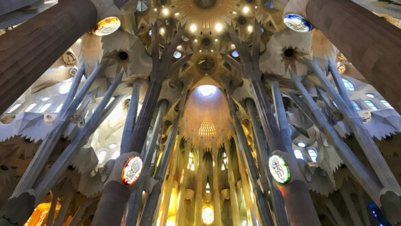 Interior of the Sagrada Família