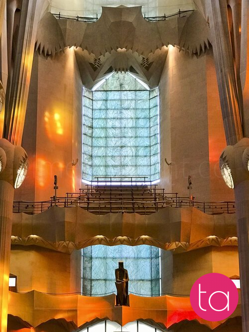 Interior of the Sagrada Família