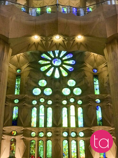 Interior of the Sagrada Família