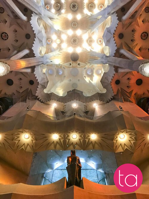 Interior of the Sagrada Família
