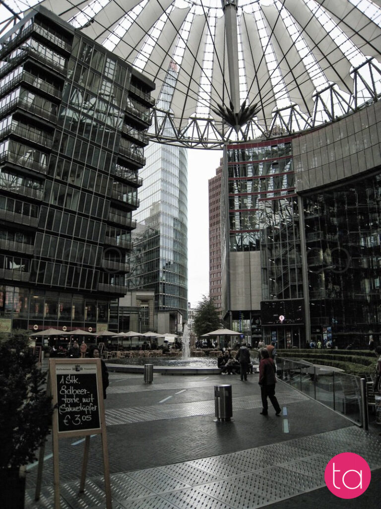 Berlin's Glass Roof of Sony Centre