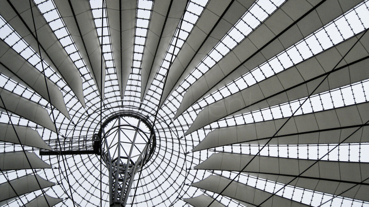 Berlin's Glass Roof of Sony Centre