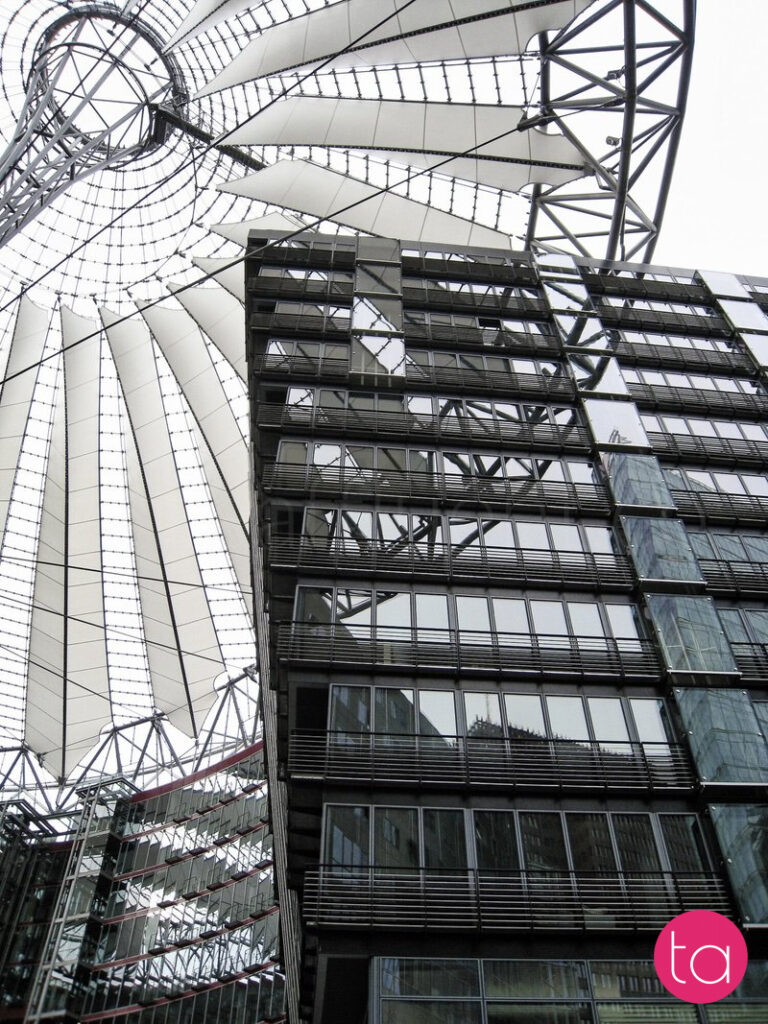 Berlin's Glass Roof of Sony Centre
