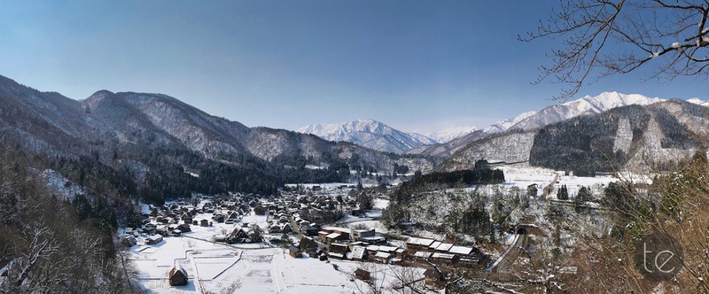 Winter Wonderland at Shirakawa-go, Japan