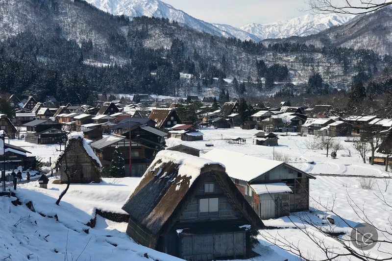 Winter Wonderland at Shirakawa-go, Japan