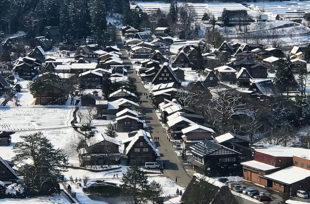 Winter Wonderland at Shirakawa-go, Japan