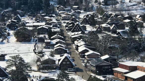 Winter Wonderland at Shirakawa-go, Japan