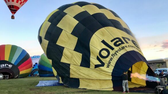 Teotihuacan Pyramids in the Valley of Mexico by Hot Air Balloon