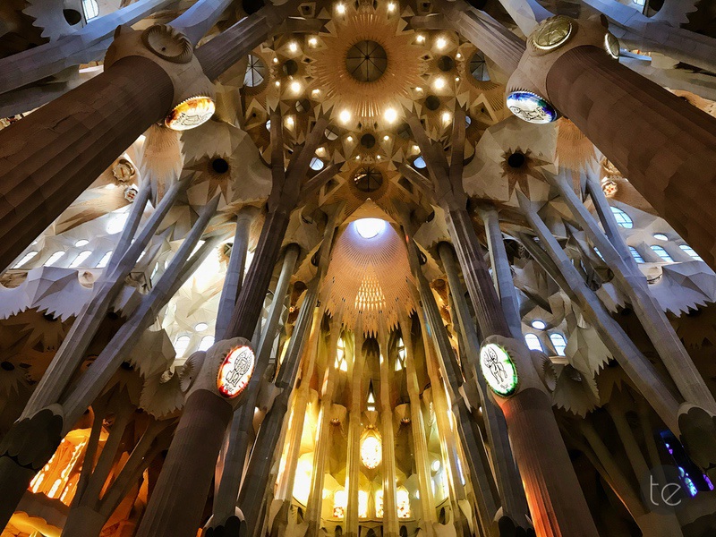 Inside La Sagrada Familia