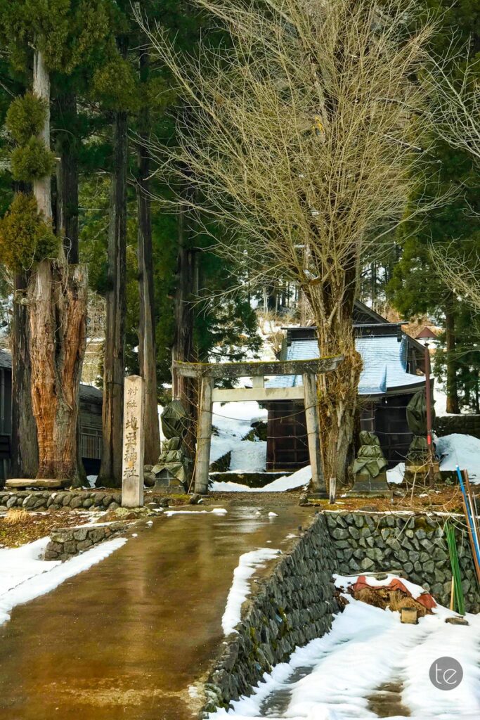 Gokayama in Spring Snow