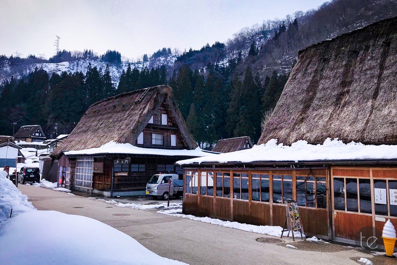 Gokayama in Spring Snow