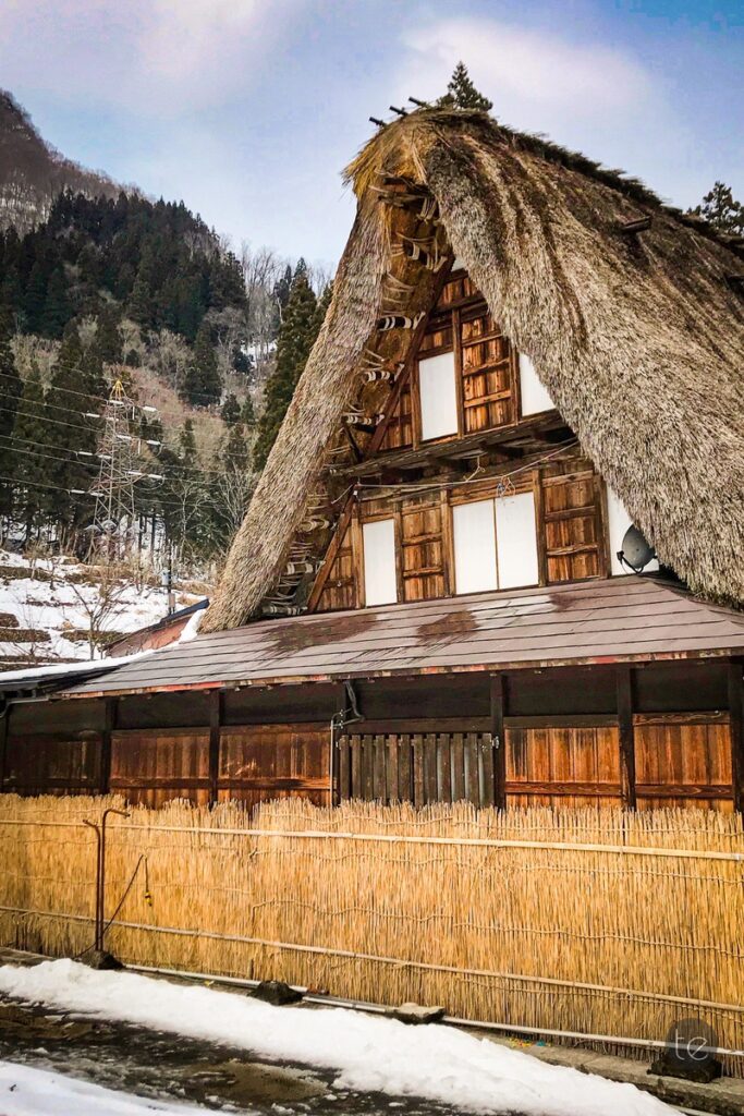 Gokayama in Spring Snow