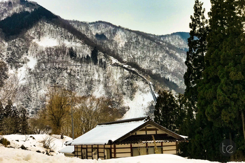 Gokayama in Spring Snow