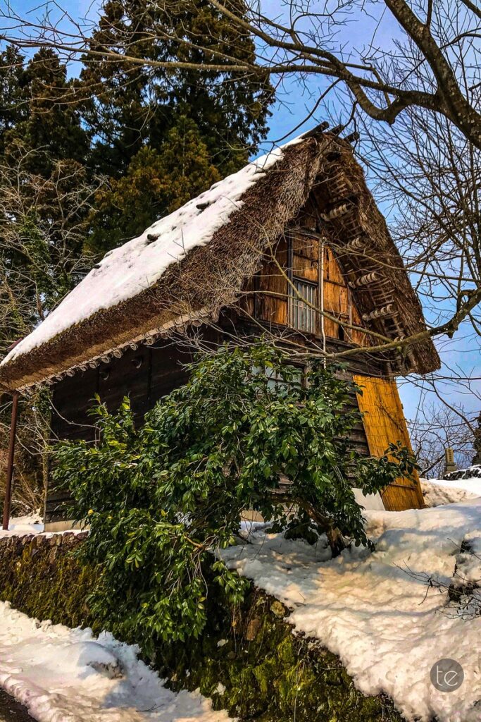 Gokayama in Spring Snow