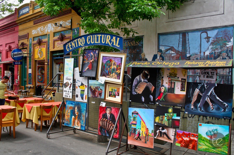 El Caminito in Buenos Aires