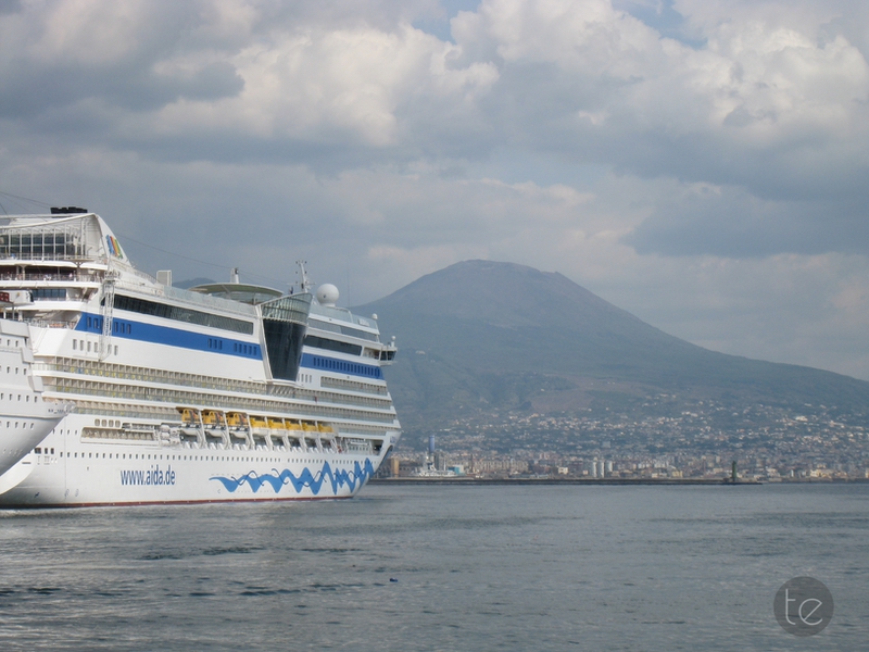 Porto Di Napoli and Vesuvius