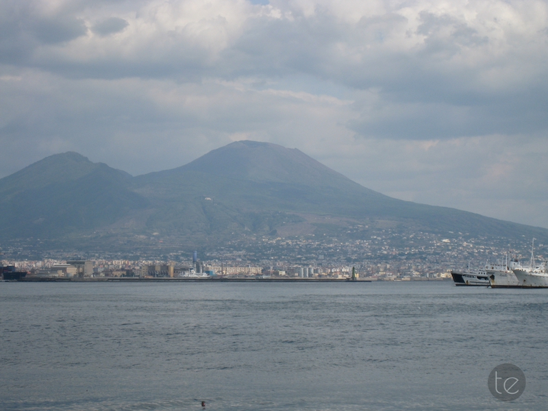 Porto Di Napoli and Vesuvius