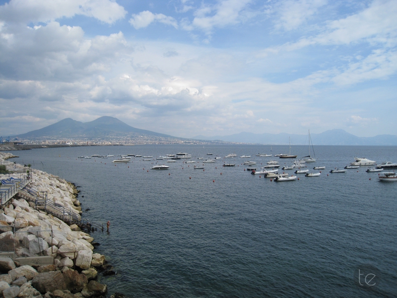 Porto Di Napoli and Vesuvius
