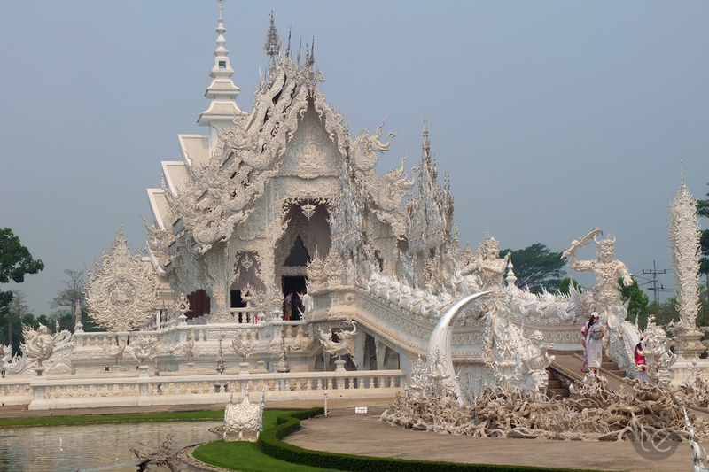 Wat Rong Khun, the White Temple in Chiang Rai, Thailand
