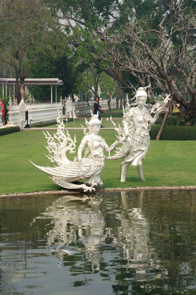Wat Rong Khun, the White Temple in Chiang Rai, Thailand