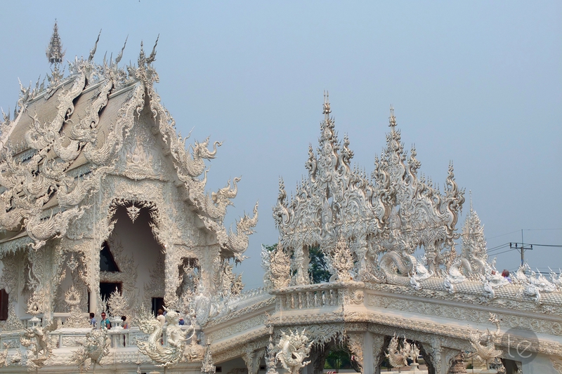 Wat Rong Khun, the White Temple in Chiang Rai, Thailand