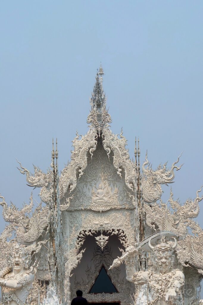 Wat Rong Khun, the White Temple in Chiang Rai, Thailand