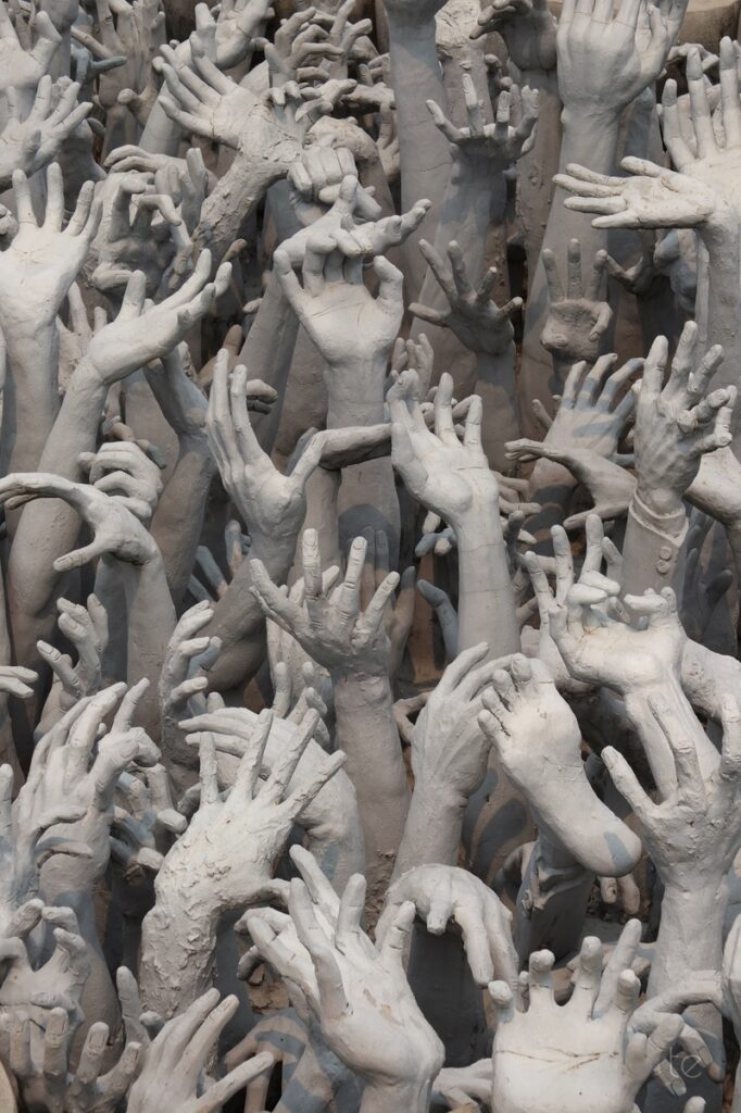 Wat Rong Khun, the White Temple in Chiang Rai, Thailand