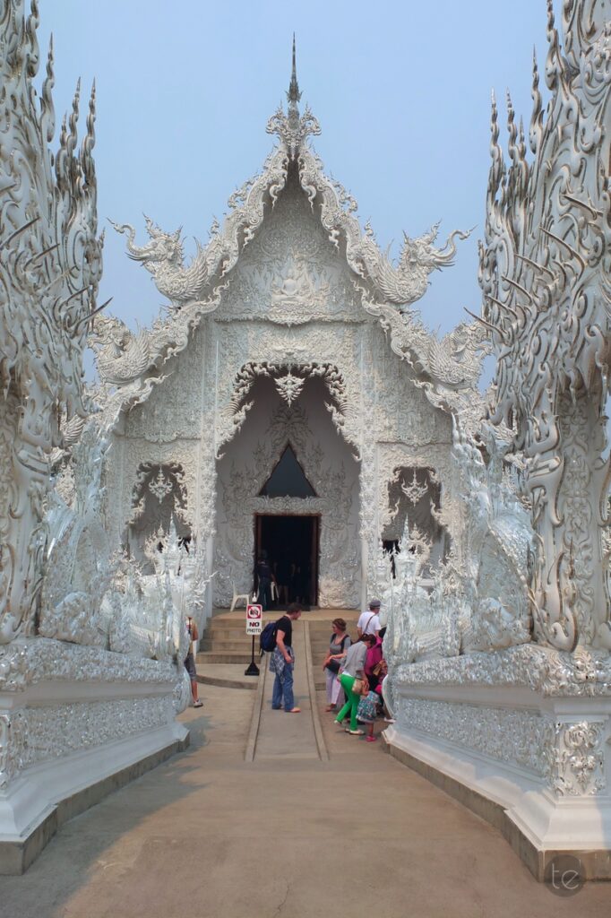 Wat Rong Khun, the White Temple in Chiang Rai, Thailand