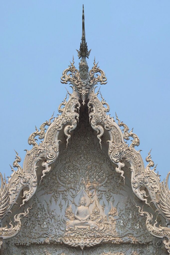 Wat Rong Khun, the White Temple in Chiang Rai, Thailand
