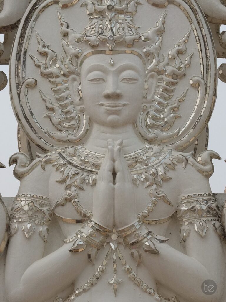 Wat Rong Khun, the White Temple in Chiang Rai, Thailand