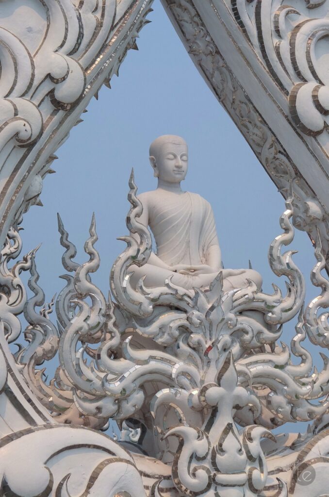 Wat Rong Khun, the White Temple in Chiang Rai, Thailand