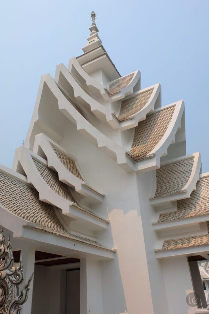 Wat Rong Khun, the White Temple in Chiang Rai, Thailand