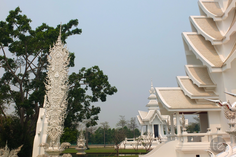Wat Rong Khun, the White Temple in Chiang Rai, Thailand