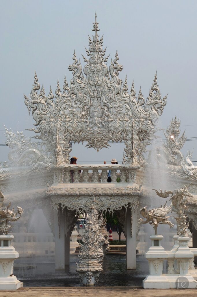 Wat Rong Khun, the White Temple in Chiang Rai, Thailand